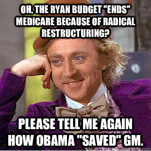 Oh, the Ryan budget 