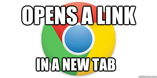 opens a link in a new tab  Good Guy Google Chrome