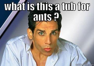 zoolander ants -  WHAT IS THIS A TUB FOR ANTS ?  Misc