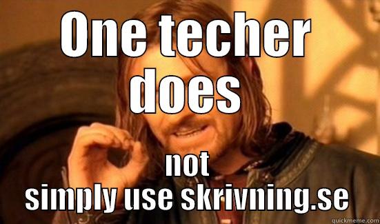 ONE TECHER DOES NOT SIMPLY USE SKRIVNING.SE Boromir