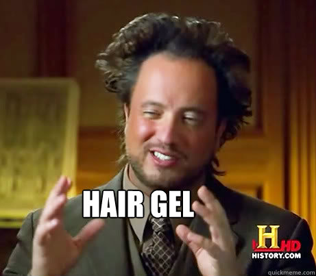 HAIR GEL -  HAIR GEL  History Channel Guy