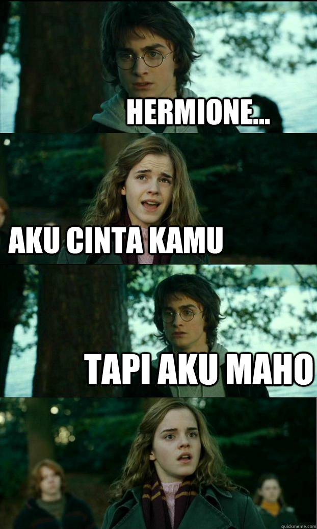 Hermione... Aku Cinta Kamu Tapi Aku MAHO  Horny Harry