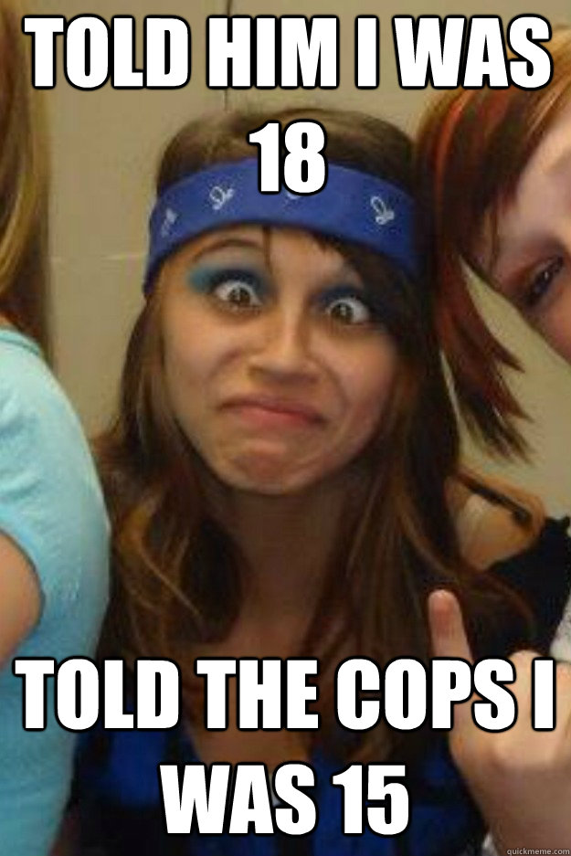 Told him i was 18 Told the cops I was 15 - Told him i was 18 Told the cops I was 15  Lizz 2