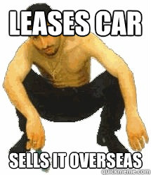 Leases Car Sells it overseas  Rabiz Razmik