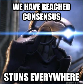 We have reached consensus STUNS EVERYWHERE  