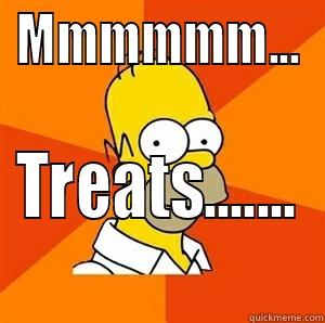 MMMMMM... TREATS....... Advice Homer