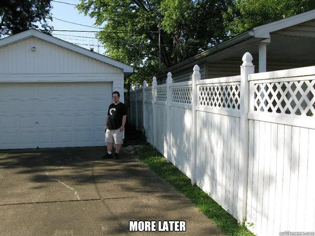  more later -  more later  Garage boy