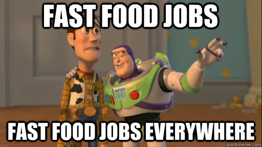 fast food jobs fast food jobs everywhere  Everywhere