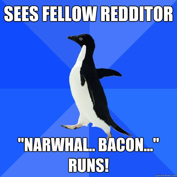 Sees fellow redditor 