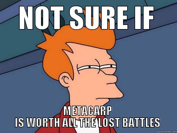 POKEMON FRY - NOT SURE IF METACARP IS WORTH ALL THE LOST BATTLES Futurama Fry