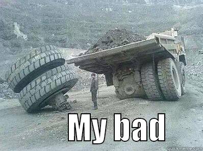              MY BAD      Misc