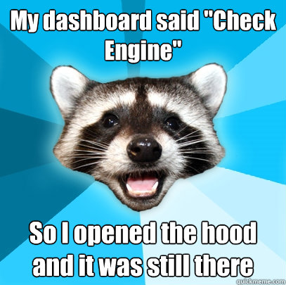 My dashboard said 