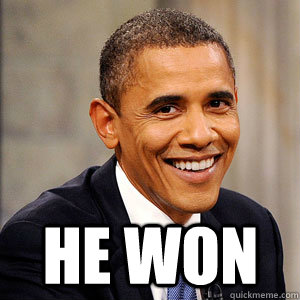  he won  Barack Obama