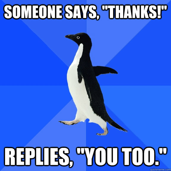 Someone says, 