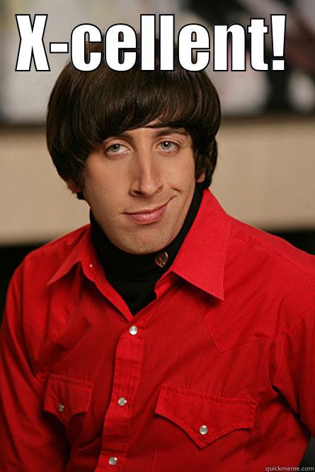 X-CELLENT!  Pickup Line Scientist