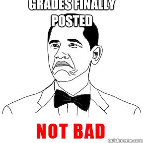 Grades finally posted - Grades finally posted  Misc