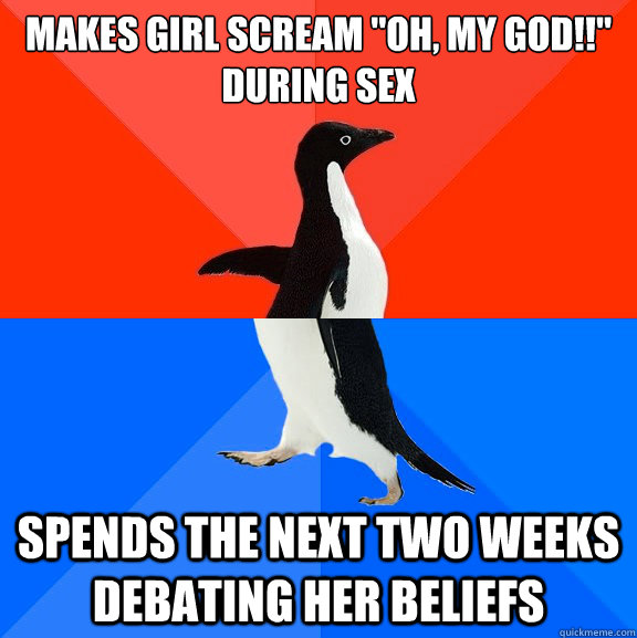 Makes girl scream 