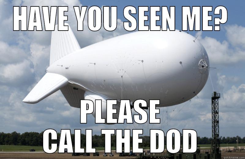 HAVE YOU SEEN ME? PLEASE CALL THE DOD Misc