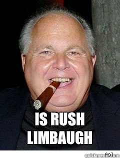  is Rush Limbaugh  Scumbag Rush Limbaugh