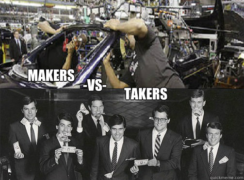 
makers takers -vs- - 
makers takers -vs-  makersvtakers