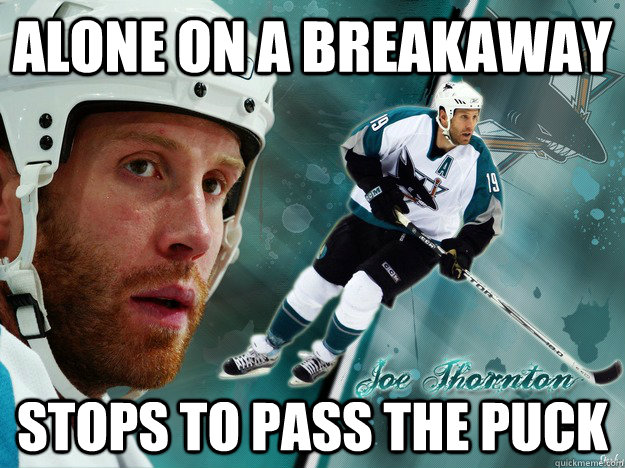Alone on a breakaway stops to pass the puck - Alone on a breakaway stops to pass the puck  Misc