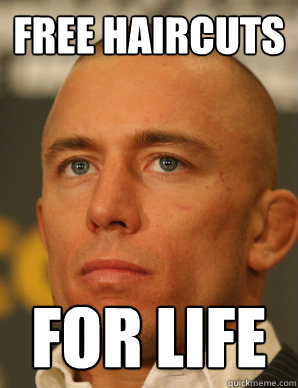 free haircuts for life  