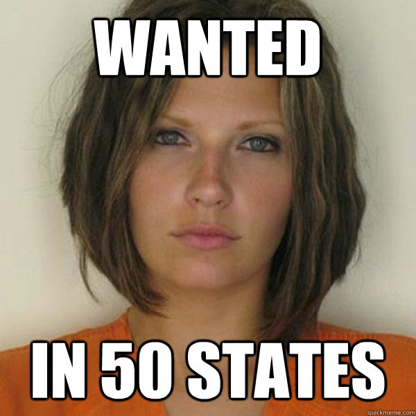 WANTED in 50 states - WANTED in 50 states  Attractive Convict