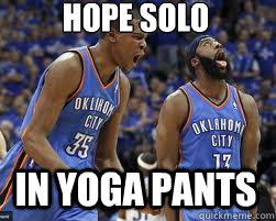 hope solo In Yoga Pants  