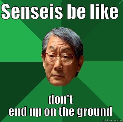 SENSEIS BE LIKE  DON'T END UP ON THE GROUND High Expectations Asian Father