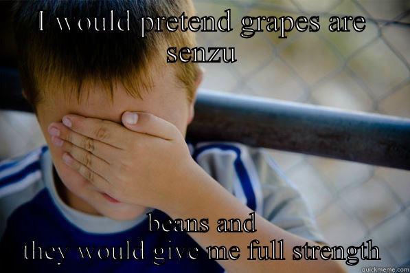 I WOULD PRETEND GRAPES ARE SENZU BEANS AND THEY WOULD GIVE ME FULL STRENGTH Confession kid