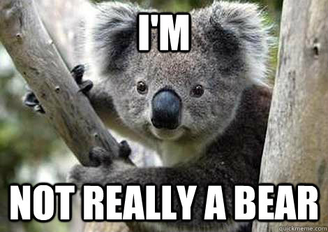 I'm  Not really a bear - I'm  Not really a bear  Confession