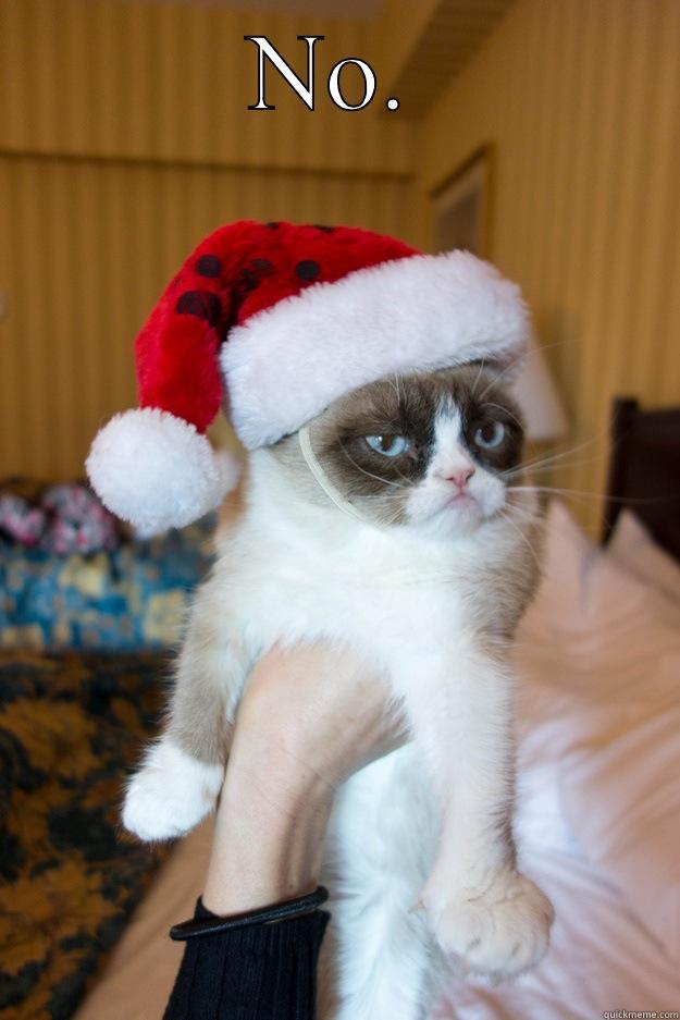       - NO.       Grumpy xmas