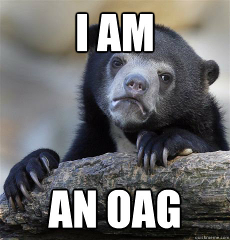I am An OAG  Confession Bear