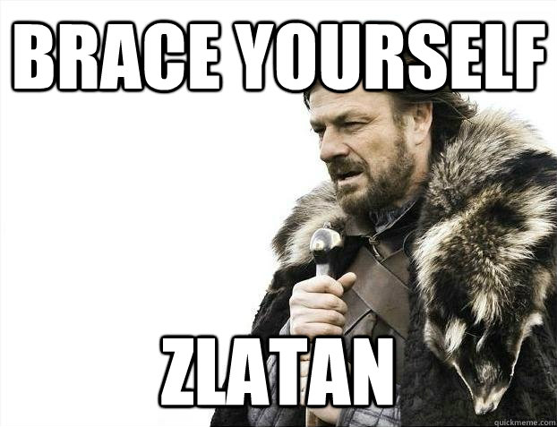 brace yourself zlatan  BRACEYOSELVES