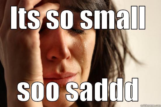 ITS SO SMALL SOO SADDD First World Problems
