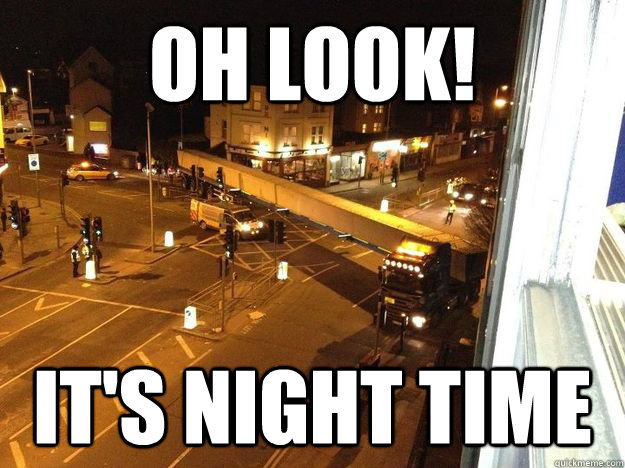 Oh look! It's night time  Moms Dildo