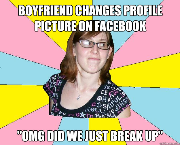 Boyfriend changes profile picture on Facebook 