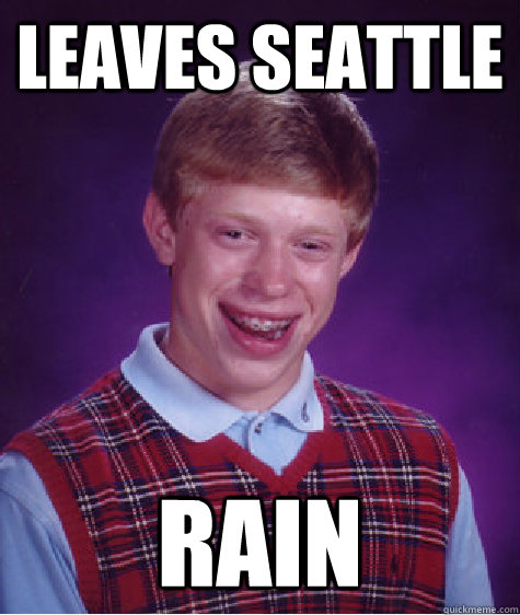 Leaves Seattle Rain  Bad Luck Brian