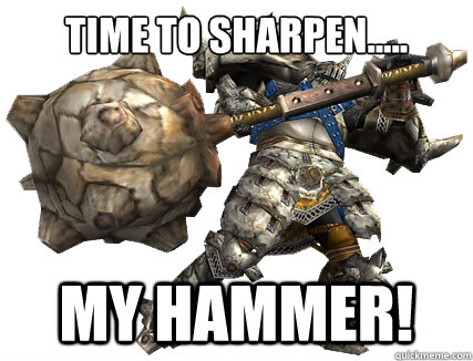 time to sharpen..... my hammer! - time to sharpen..... my hammer!  Misc