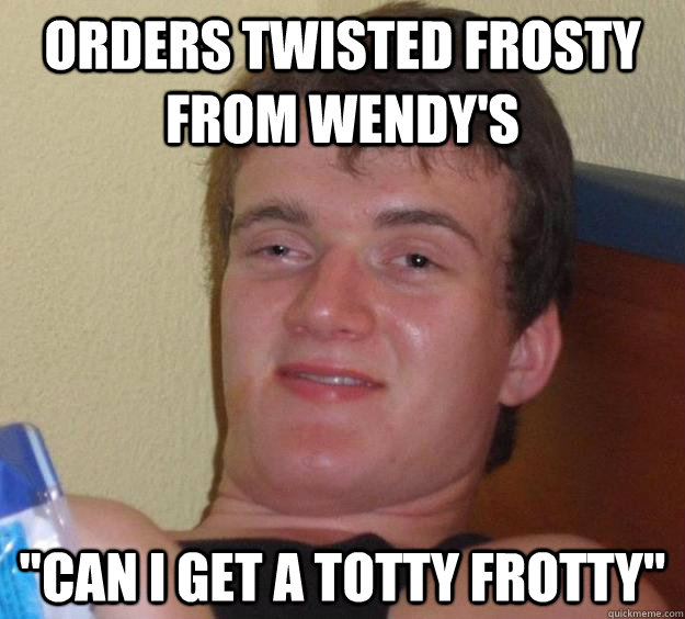 Orders Twisted frosty from wendy's 