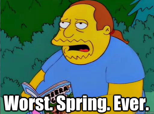 Worst. Spring. Ever.  Comic Book Guy