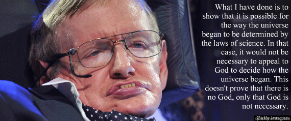 What I have done is to show that it is possible for the way the universe began to be determined by the laws of science. In that case, it would not be necessary to appeal to God to decide how the universe began. This doesn't prove that there is no God, onl - What I have done is to show that it is possible for the way the universe began to be determined by the laws of science. In that case, it would not be necessary to appeal to God to decide how the universe began. This doesn't prove that there is no God, onl  stph