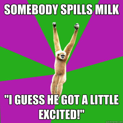 Somebody spills milk 