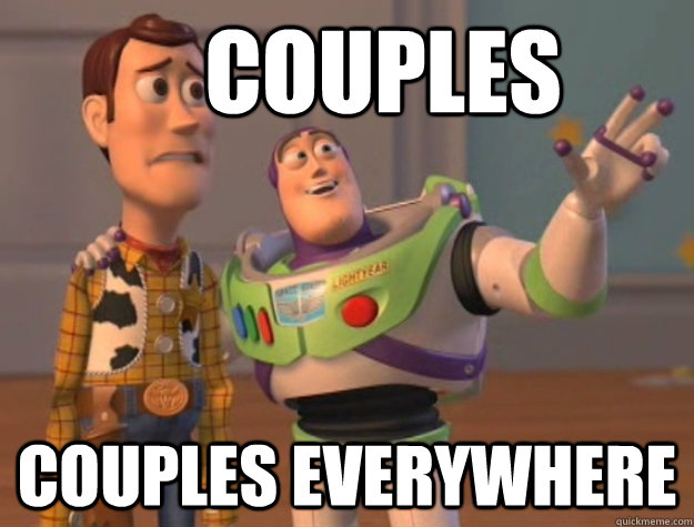    Couples Couples everywhere  -     Couples Couples everywhere   Buzz Lightyear