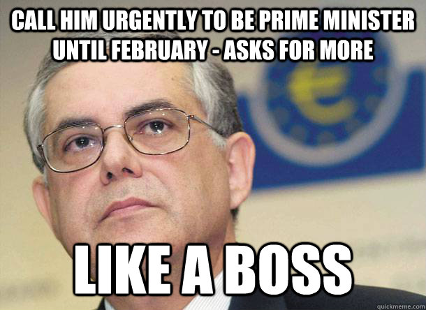 Call him urgently to be Prime Minister until February - Asks for more LIKE A BOSS  Scumbag Luke