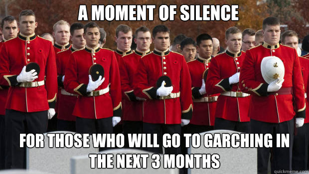 A MOMENT OF SILENCE for those who will go to garching in the next 3 months  