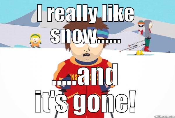 I REALLY LIKE SNOW...... .....AND IT'S GONE! Super Cool Ski Instructor