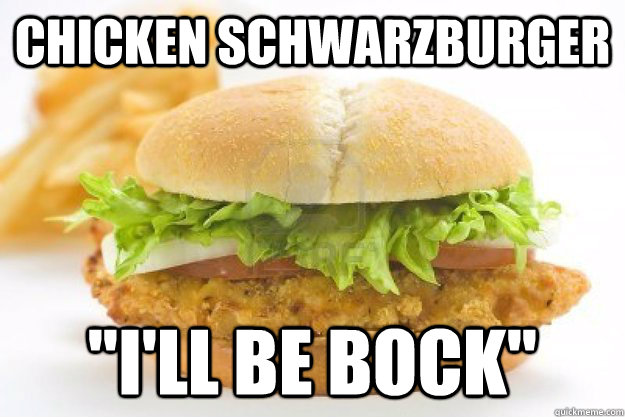 Chicken schwarzburger 
