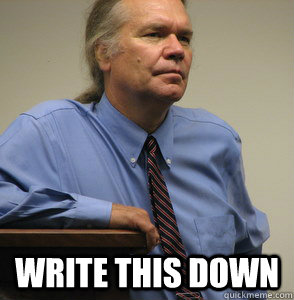 Write this down  
