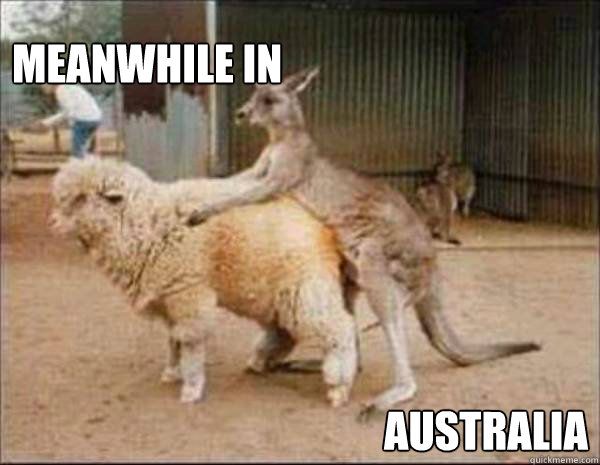 meanwhile in Australia  Meanwhile in Australia